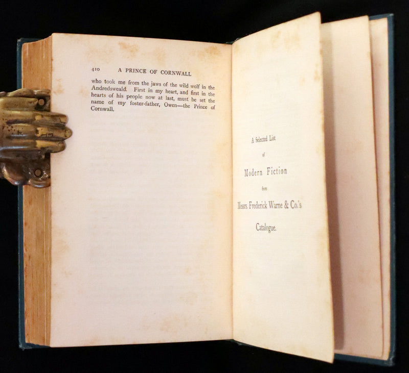 1904 Scarce First Edition - A Prince of Cornwall In The Days Of King Ina Of Wessex Illustrated by Lancelot Speed.