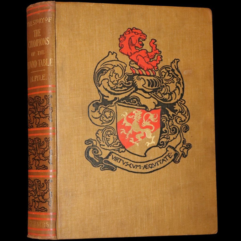 1905 Rare First Edition - King Arthur Tales, The Story of the Champions of the Round Table by Howard Pyle.