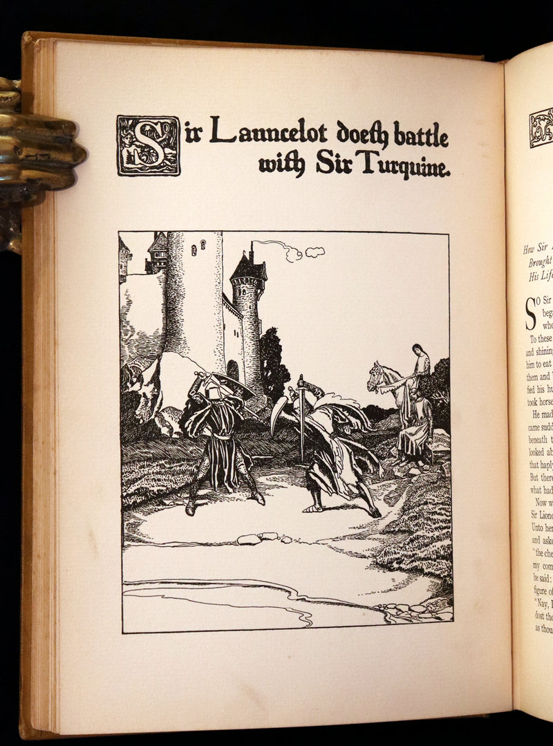 1905 Rare First Edition - King Arthur Tales, The Story of the Champions of the Round Table by Howard Pyle.