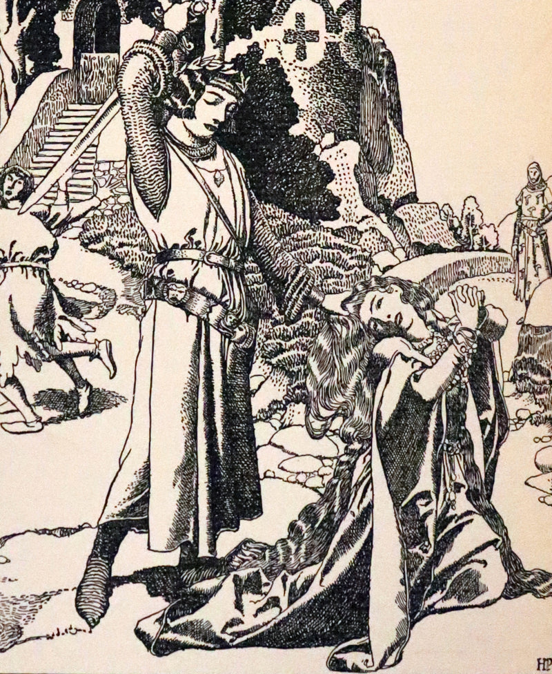 1905 Rare First Edition - King Arthur Tales, The Story of the Champions of the Round Table by Howard Pyle.
