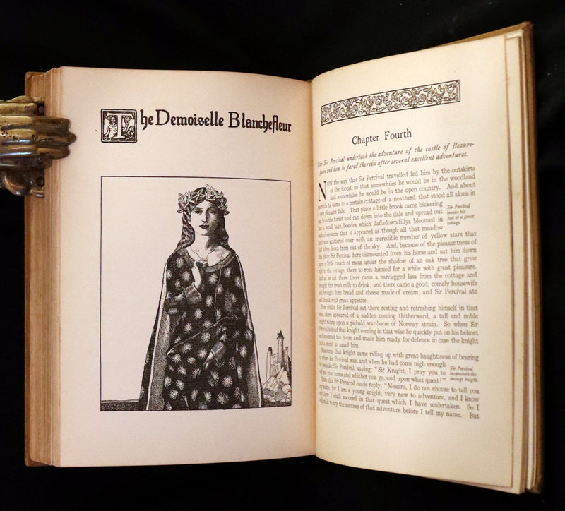 1905 Rare First Edition - King Arthur Tales, The Story of the Champions of the Round Table by Howard Pyle.