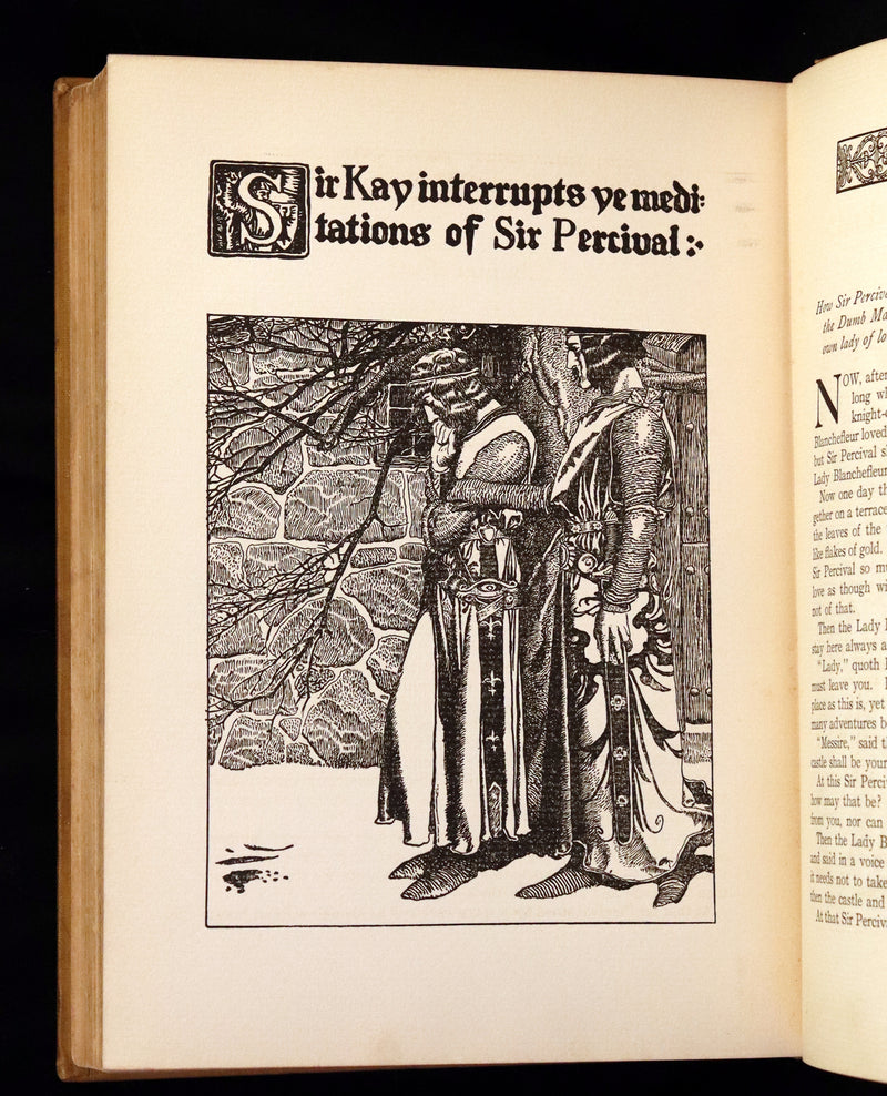 1905 Rare First Edition - King Arthur Tales, The Story of the Champions of the Round Table by Howard Pyle.