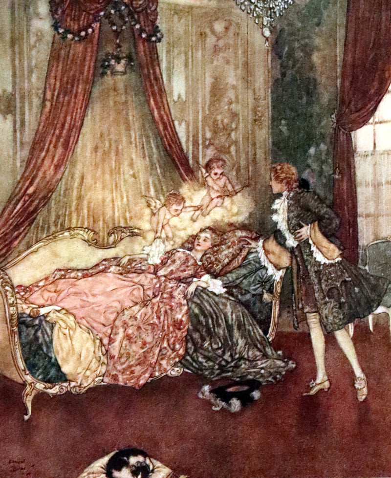 1910 Rare First Edition - Edmund Dulac's Sleeping Beauty and Other Fairy Tales. Illustrated.