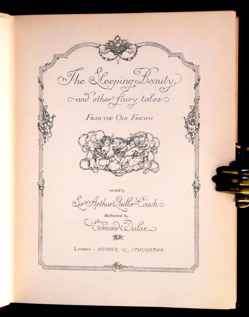 1910 Rare First Edition - Edmund Dulac's Sleeping Beauty and Other Fairy Tales. Illustrated.