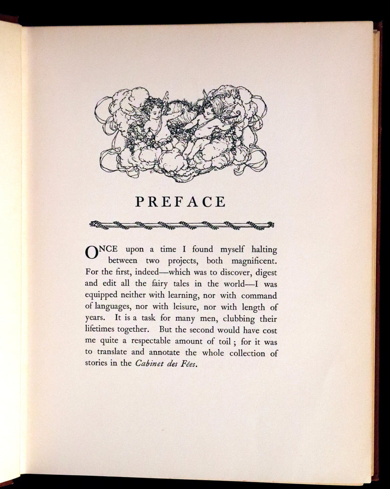 1910 Rare First Edition - Edmund Dulac's Sleeping Beauty and Other Fairy Tales. Illustrated.