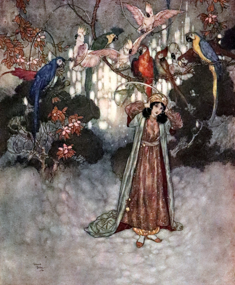 1910 Rare First Edition - Edmund Dulac's Sleeping Beauty and Other Fairy Tales. Illustrated.