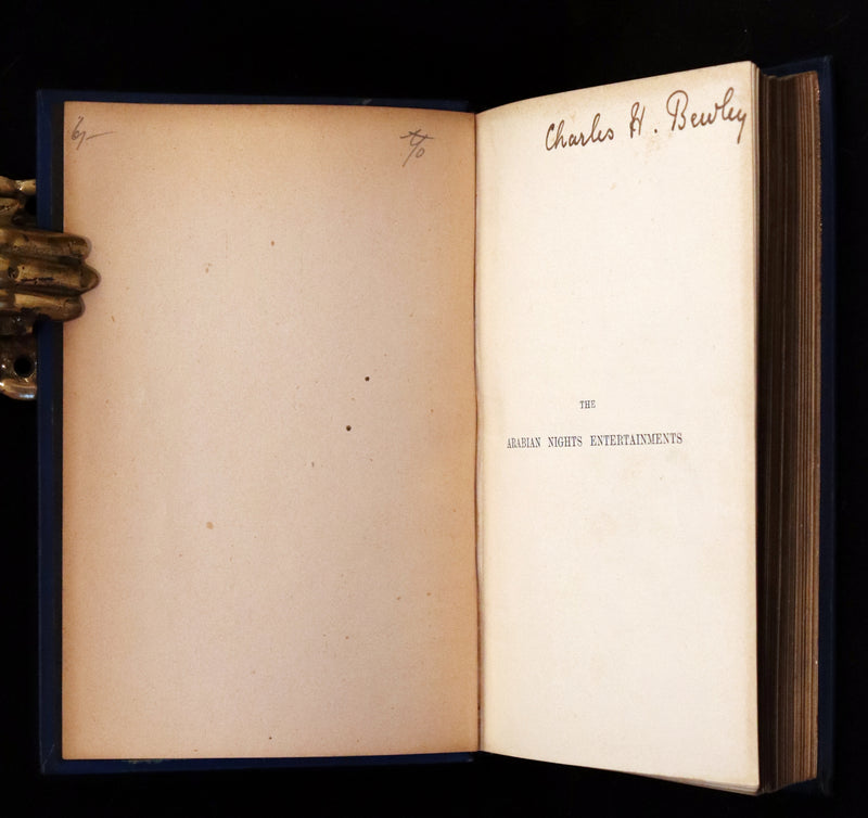1898 Rare First Edition - The Arabian Nights by Andrew Lang Illustrated by Henry Justice Ford.