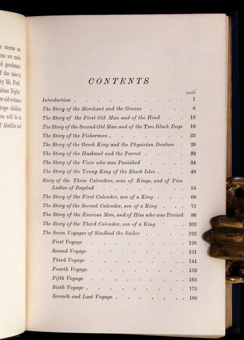 1898 Rare First Edition - The Arabian Nights by Andrew Lang Illustrated by Henry Justice Ford.