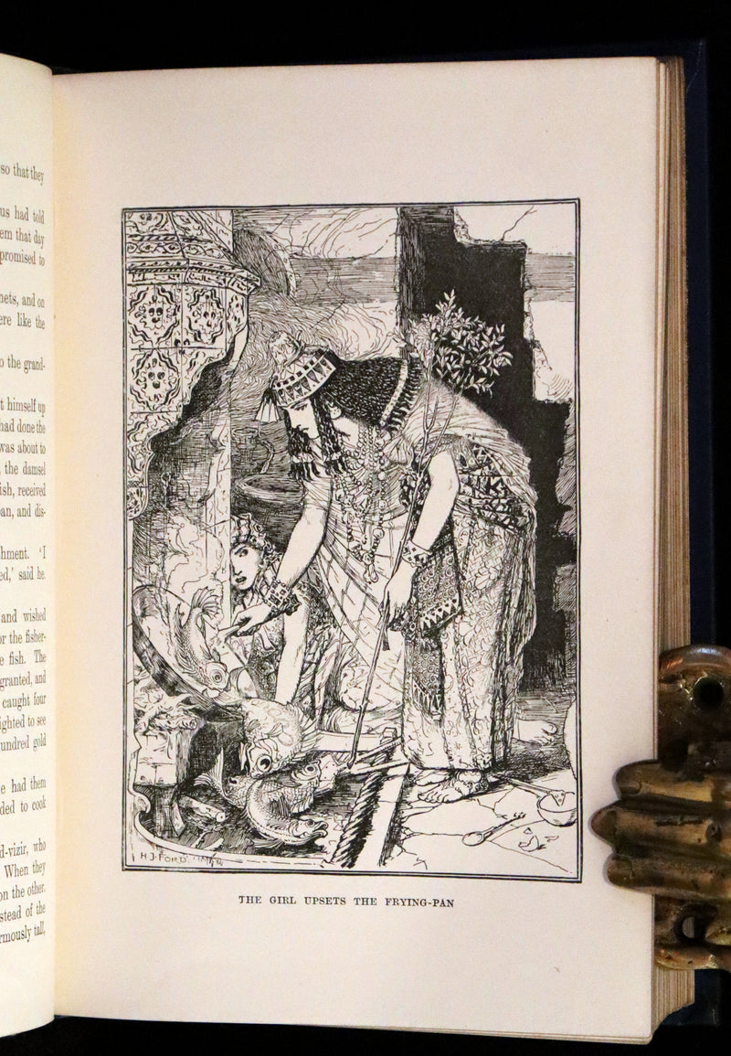 1898 Rare First Edition - The Arabian Nights by Andrew Lang Illustrated by Henry Justice Ford.