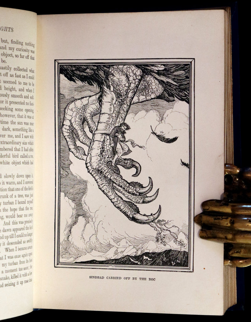 1898 Rare First Edition - The Arabian Nights by Andrew Lang Illustrated by Henry Justice Ford.