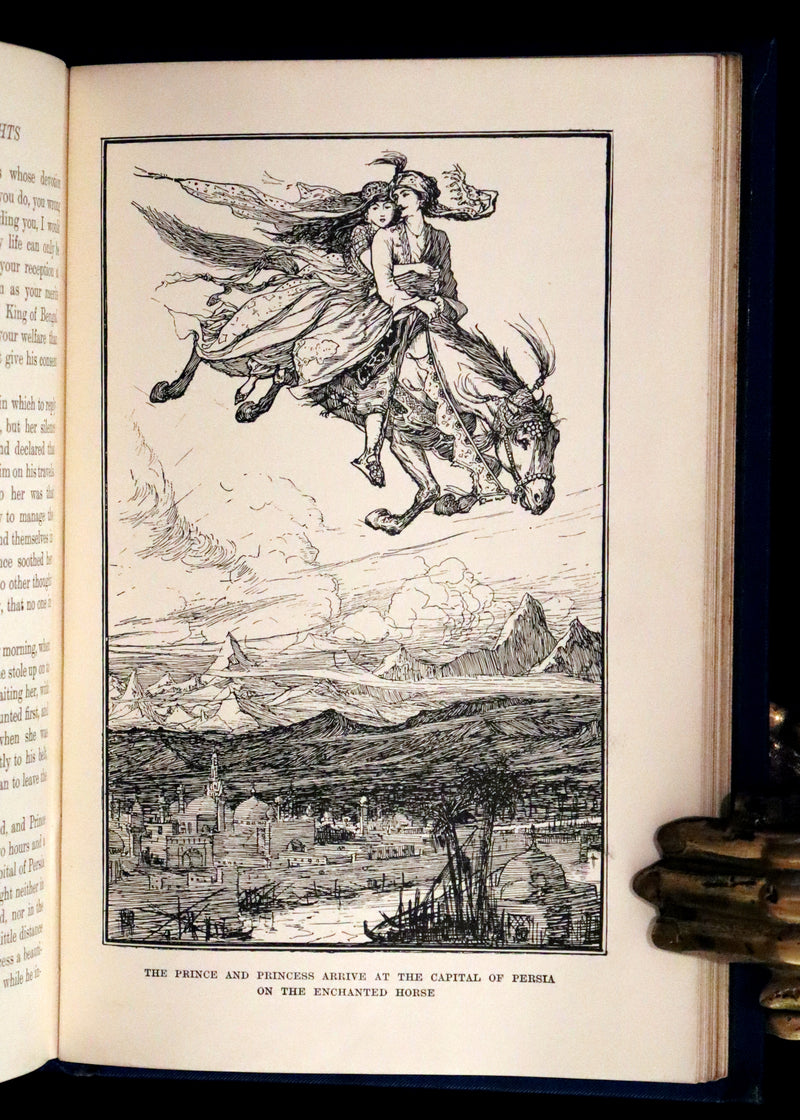 1898 Rare First Edition - The Arabian Nights by Andrew Lang Illustrated by Henry Justice Ford.