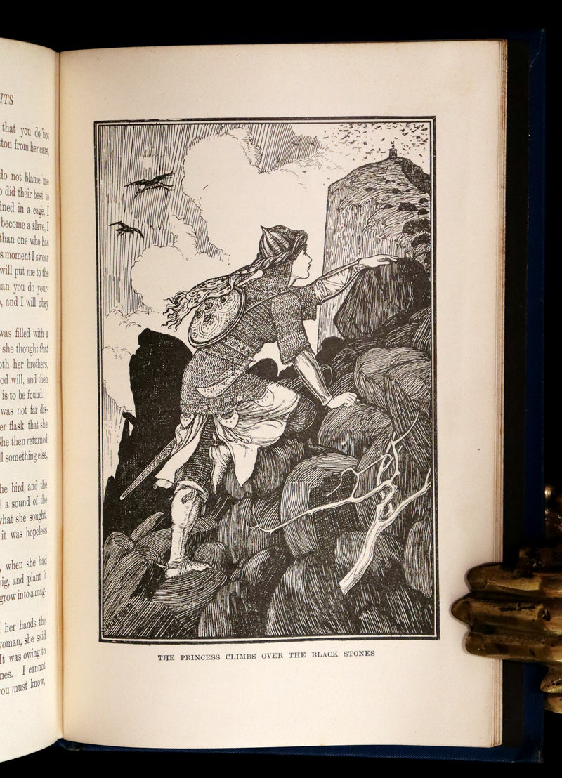 1898 Rare First Edition - The Arabian Nights by Andrew Lang Illustrated by Henry Justice Ford.