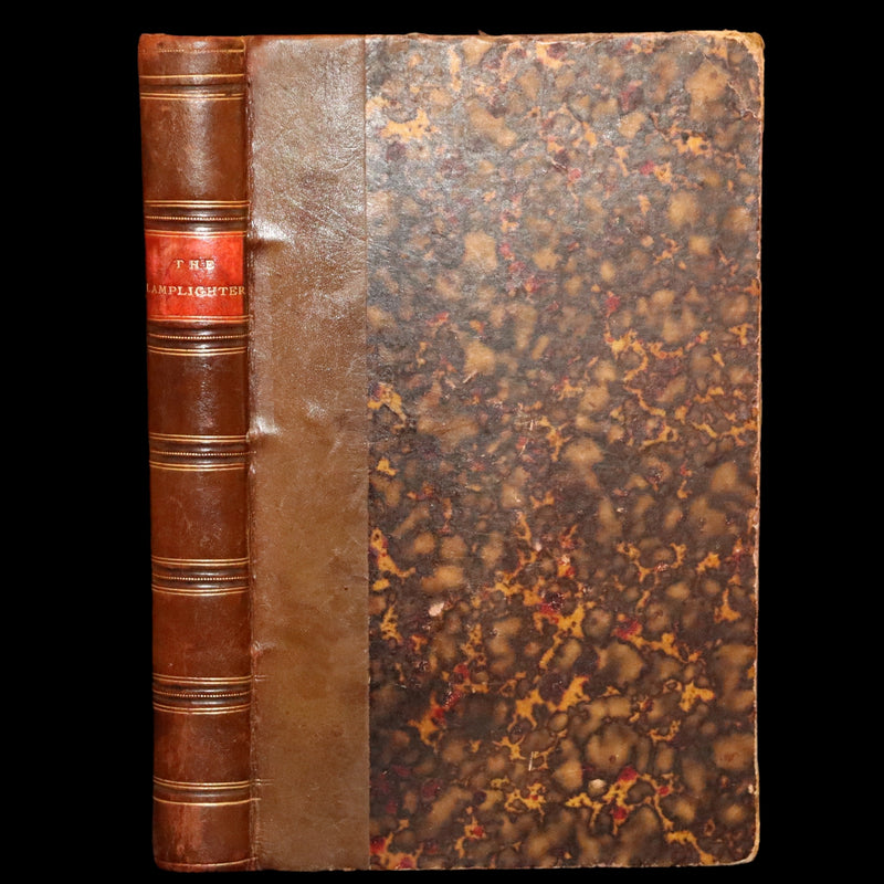 1854 Scarce Victorian First Edition - The Lamplighter by Maria Susanna Cummins.