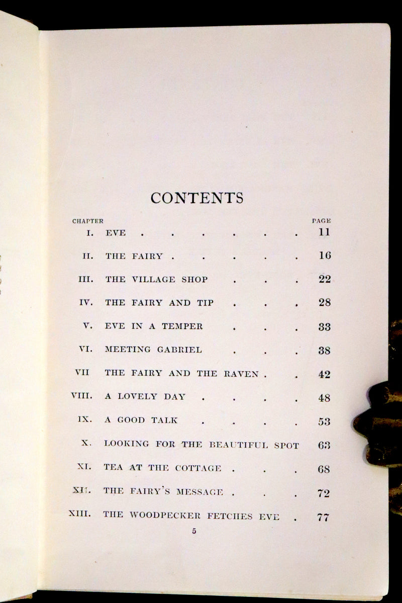 1922 Scarce Book - Finding a Fairy by Carine Cadby with photographs.