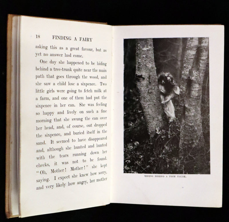 1922 Scarce Book - Finding a Fairy by Carine Cadby with photographs.