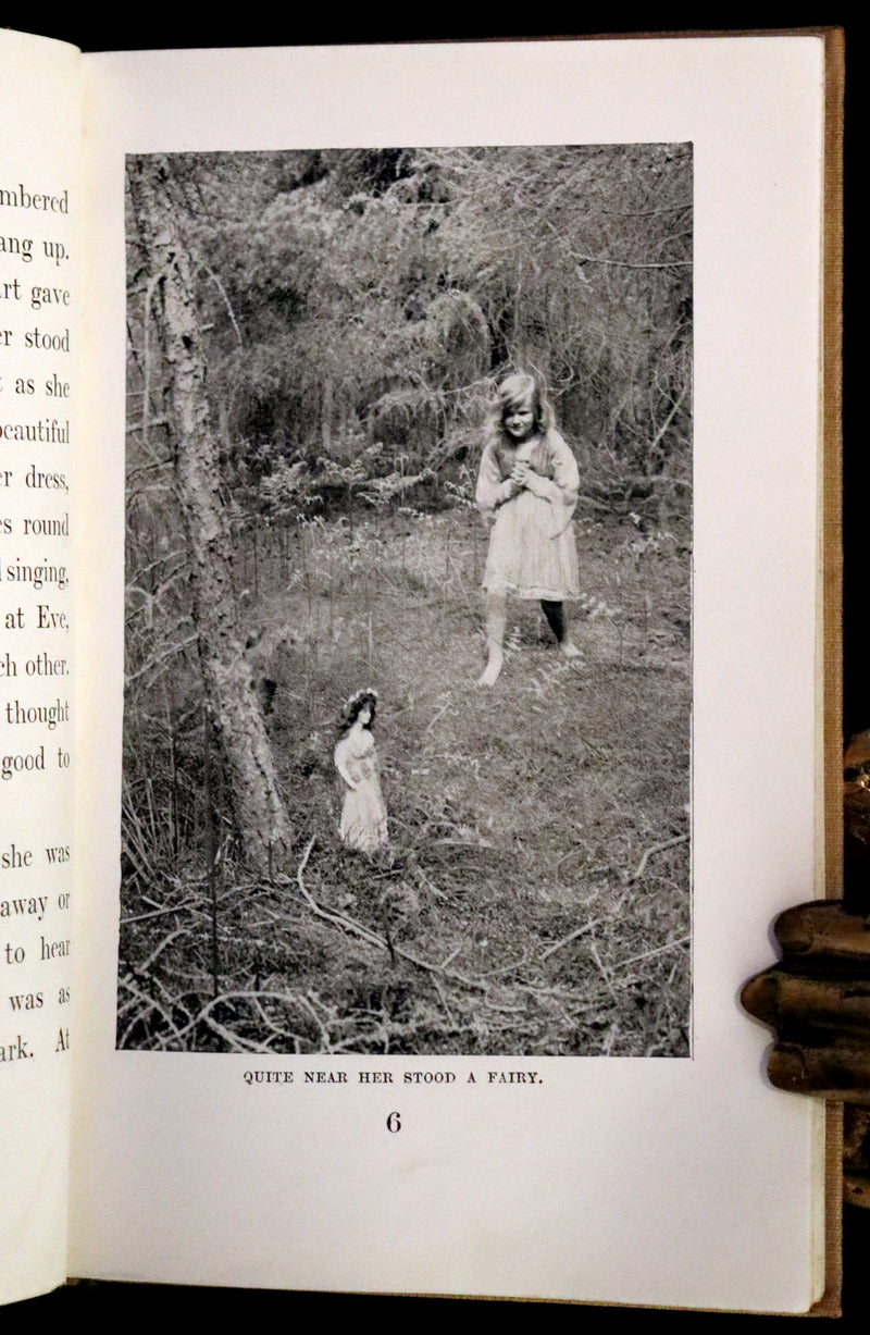 1922 Scarce Book - Finding a Fairy by Carine Cadby with photographs.