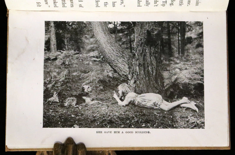 1922 Scarce Book - Finding a Fairy by Carine Cadby with photographs.