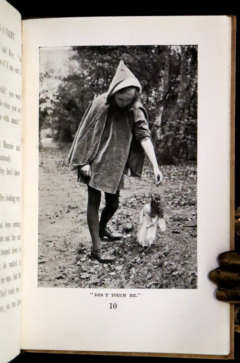 1922 Scarce Book - Finding a Fairy by Carine Cadby with photographs.