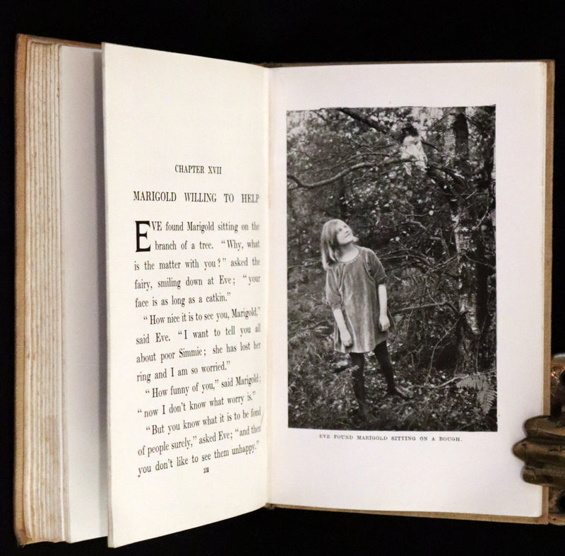 1922 Scarce Book - Finding a Fairy by Carine Cadby with photographs.