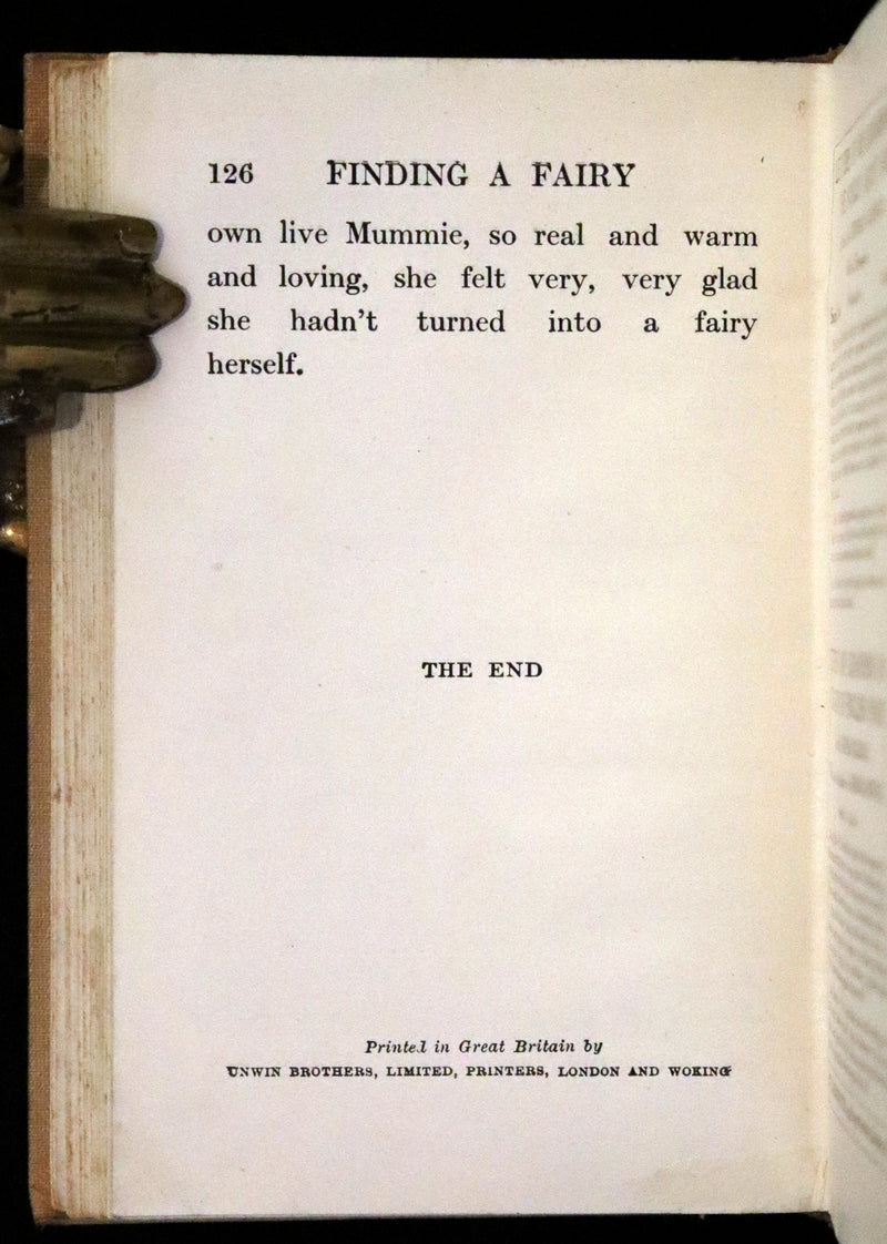 1922 Scarce Book - Finding a Fairy by Carine Cadby with photographs.