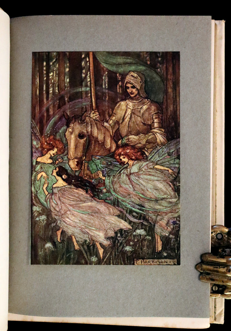 1912 Rare First Edition - Tennyson's Guinevere Illustrated by Pre-Raphaelite Florence Harrison.