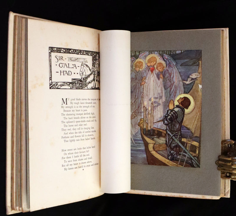 1912 Rare First Edition - Tennyson's Guinevere Illustrated by Pre-Raphaelite Florence Harrison.