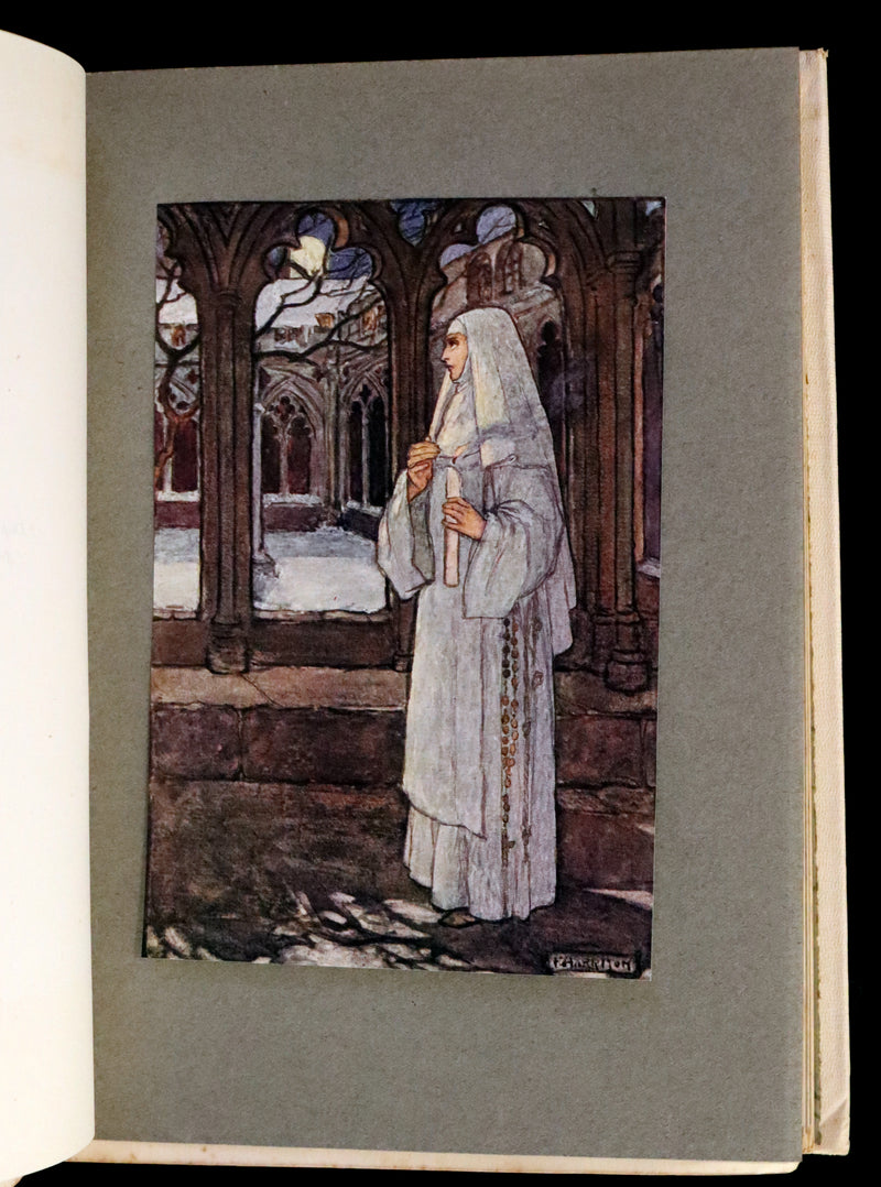 1912 Rare First Edition - Tennyson's Guinevere Illustrated by Pre-Raphaelite Florence Harrison.
