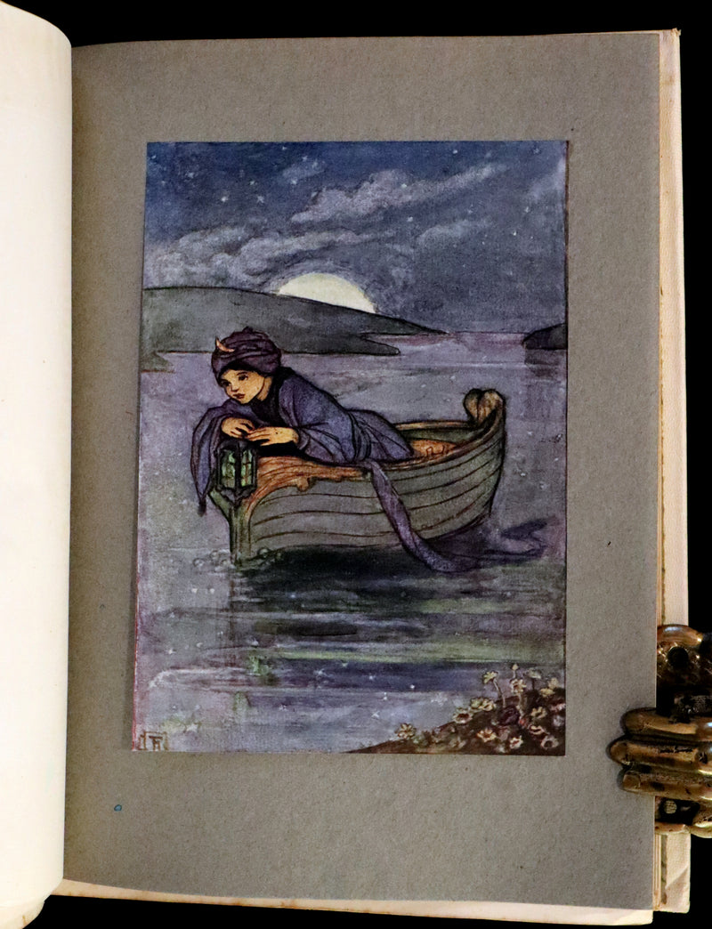 1912 Rare First Edition - Tennyson's Guinevere Illustrated by Pre-Raphaelite Florence Harrison.