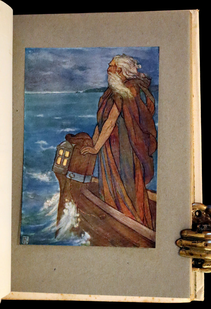 1912 Rare First Edition - Tennyson's Guinevere Illustrated by Pre-Raphaelite Florence Harrison.