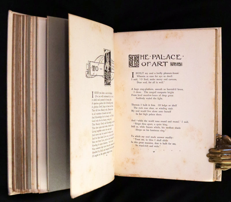 1912 Rare First Edition - Tennyson's Guinevere Illustrated by Pre-Raphaelite Florence Harrison.