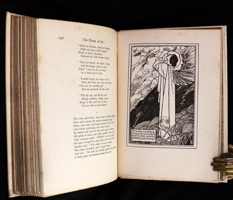 1912 Rare First Edition - Tennyson's Guinevere Illustrated by Pre-Raphaelite Florence Harrison.