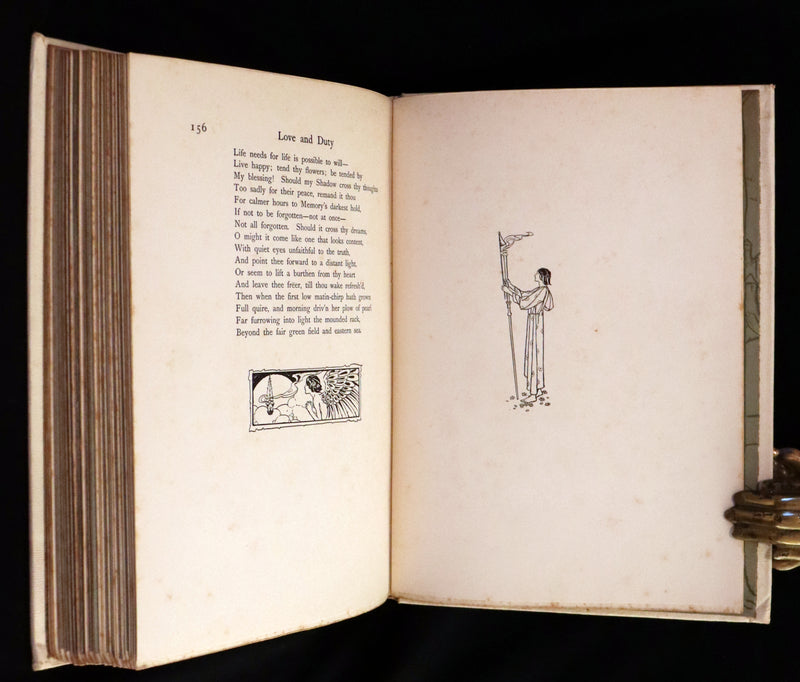 1912 Rare First Edition - Tennyson's Guinevere Illustrated by Pre-Raphaelite Florence Harrison.