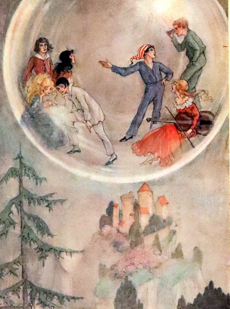 1915 Scarce First Edition - Sackville's Fairy Tales, The Travelling Companions Illustrated by Florence Anderson.