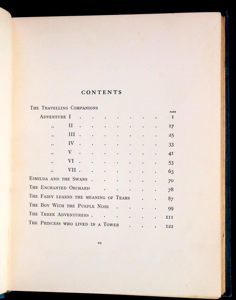 1915 Scarce First Edition - Sackville's Fairy Tales, The Travelling Companions Illustrated by Florence Anderson.