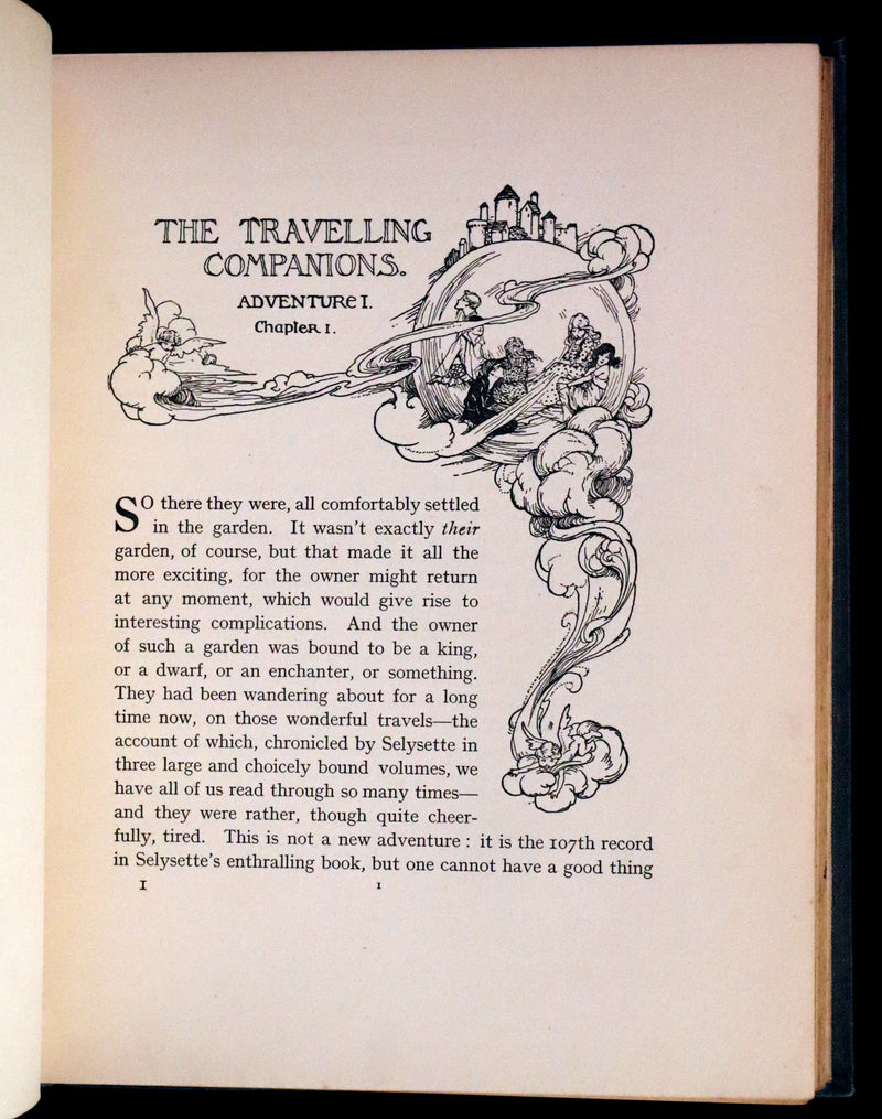 1915 Scarce First Edition - Sackville's Fairy Tales, The Travelling Companions Illustrated by Florence Anderson.