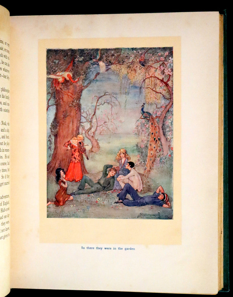 1915 Scarce First Edition - Sackville's Fairy Tales, The Travelling Companions Illustrated by Florence Anderson.