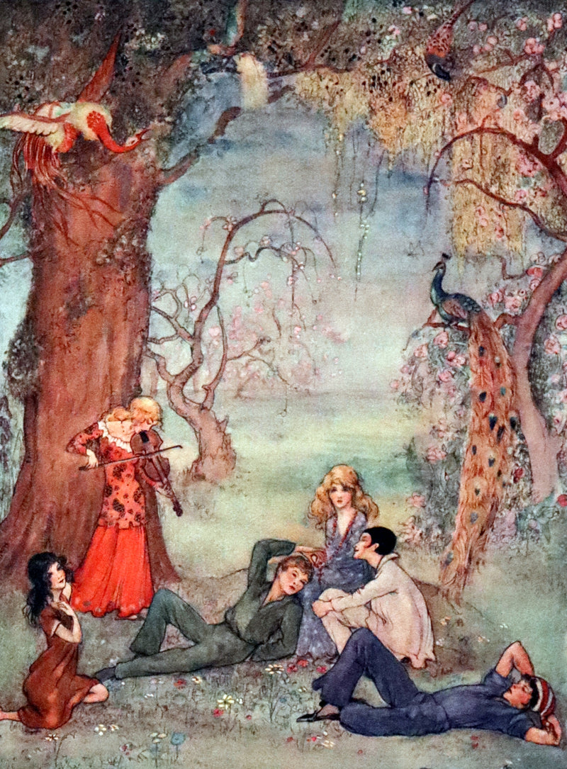 1915 Scarce First Edition - Sackville's Fairy Tales, The Travelling Companions Illustrated by Florence Anderson.