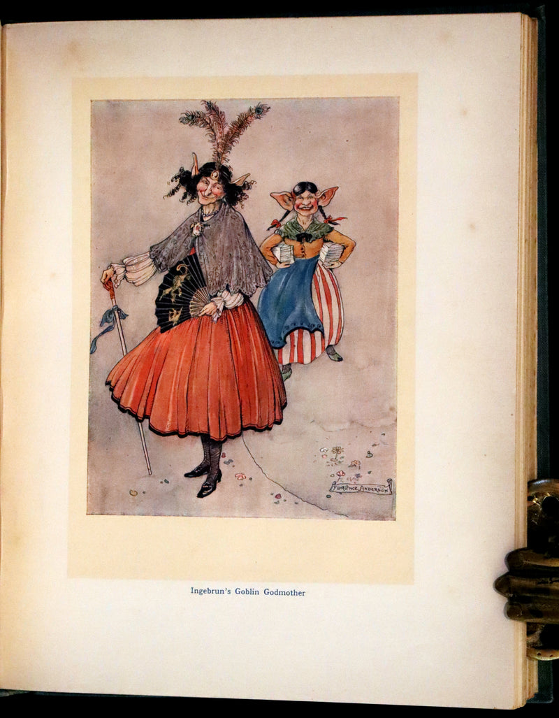 1915 Scarce First Edition - Sackville's Fairy Tales, The Travelling Companions Illustrated by Florence Anderson.