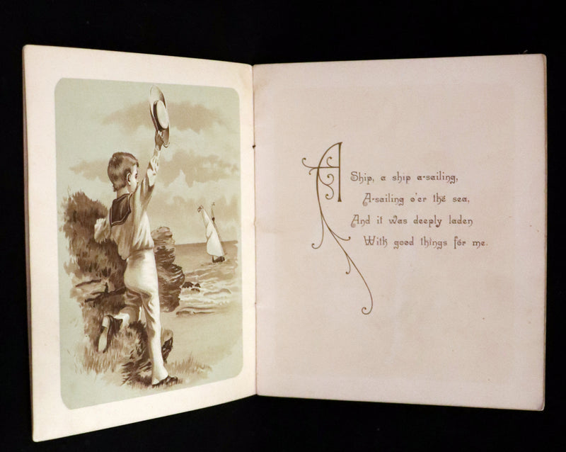 1890 Scarce Victorian Book ~ The Fairy Ship Illustrated by E. Caldwell.