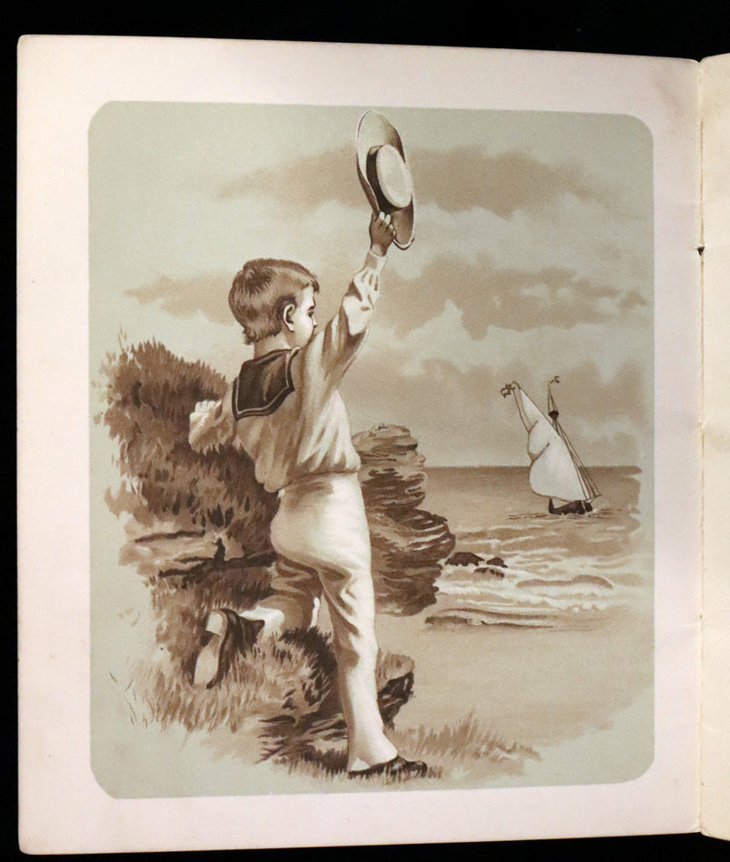 1890 Scarce Victorian Book ~ The Fairy Ship Illustrated by E. Caldwell.