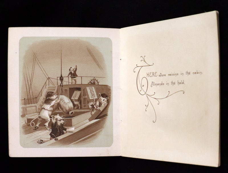 1890 Scarce Victorian Book ~ The Fairy Ship Illustrated by E. Caldwell.