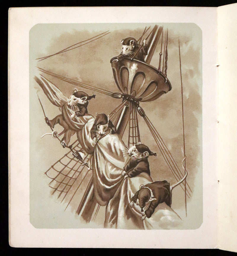 1890 Scarce Victorian Book ~ The Fairy Ship Illustrated by E. Caldwell.