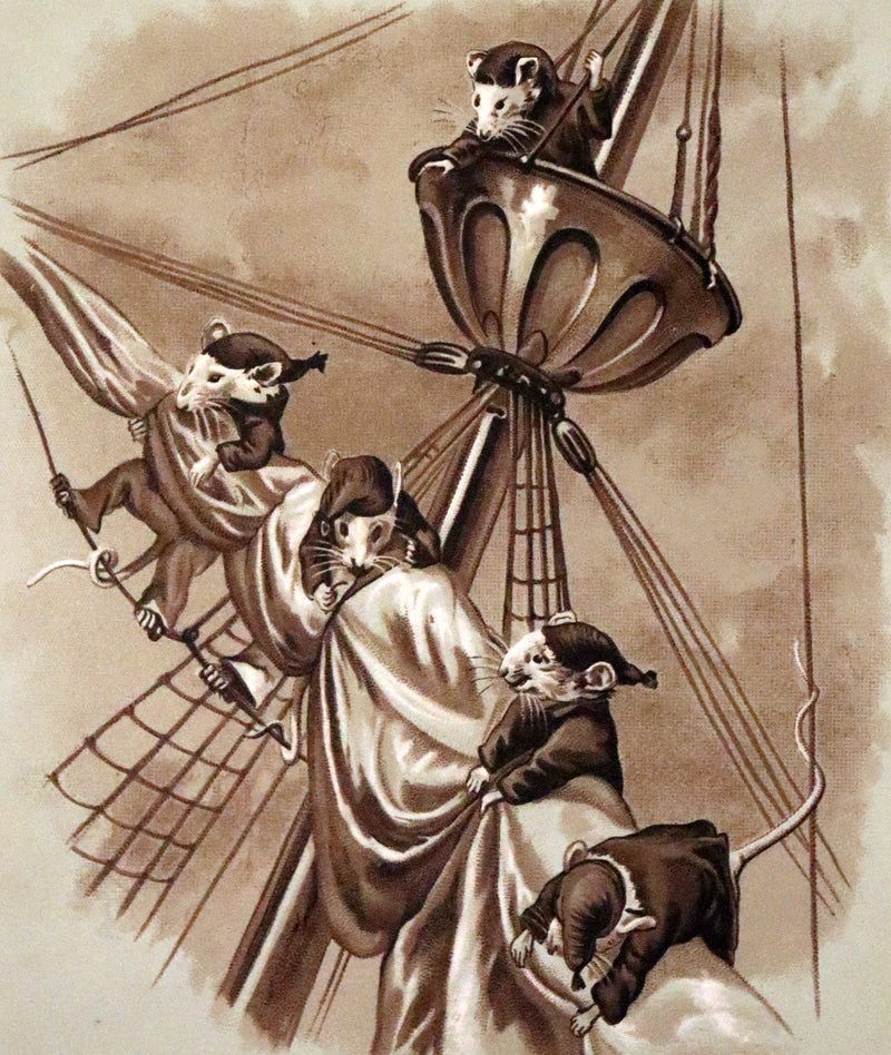 1890 Scarce Victorian Book ~ The Fairy Ship Illustrated by E. Caldwell.