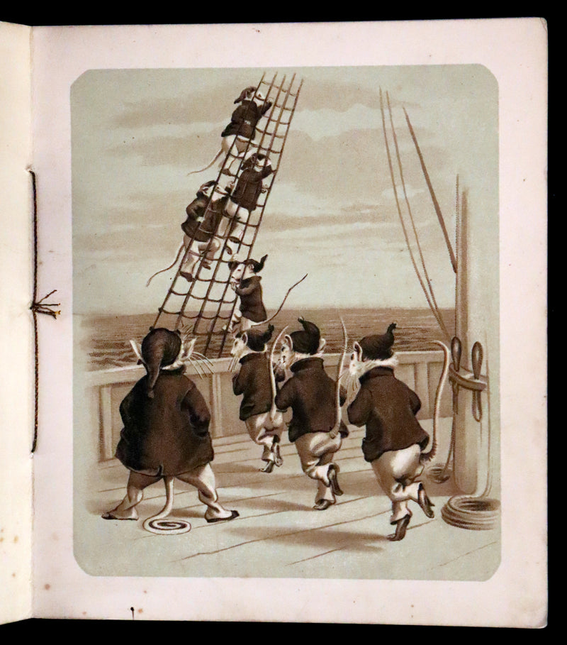 1890 Scarce Victorian Book ~ The Fairy Ship Illustrated by E. Caldwell.