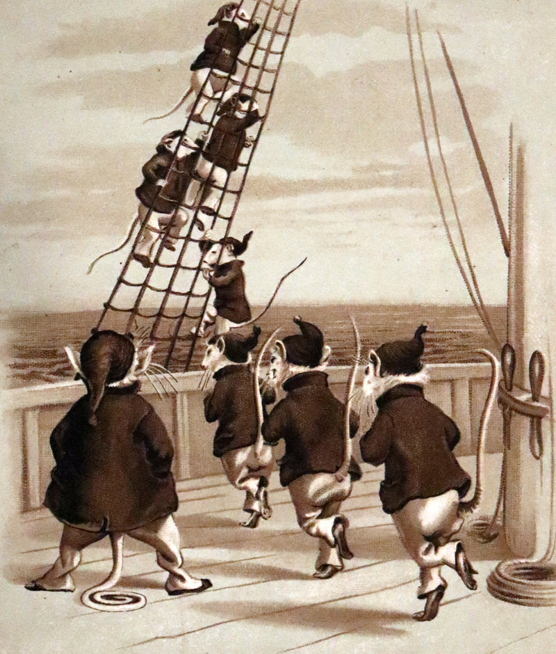 1890 Scarce Victorian Book ~ The Fairy Ship Illustrated by E. Caldwell.