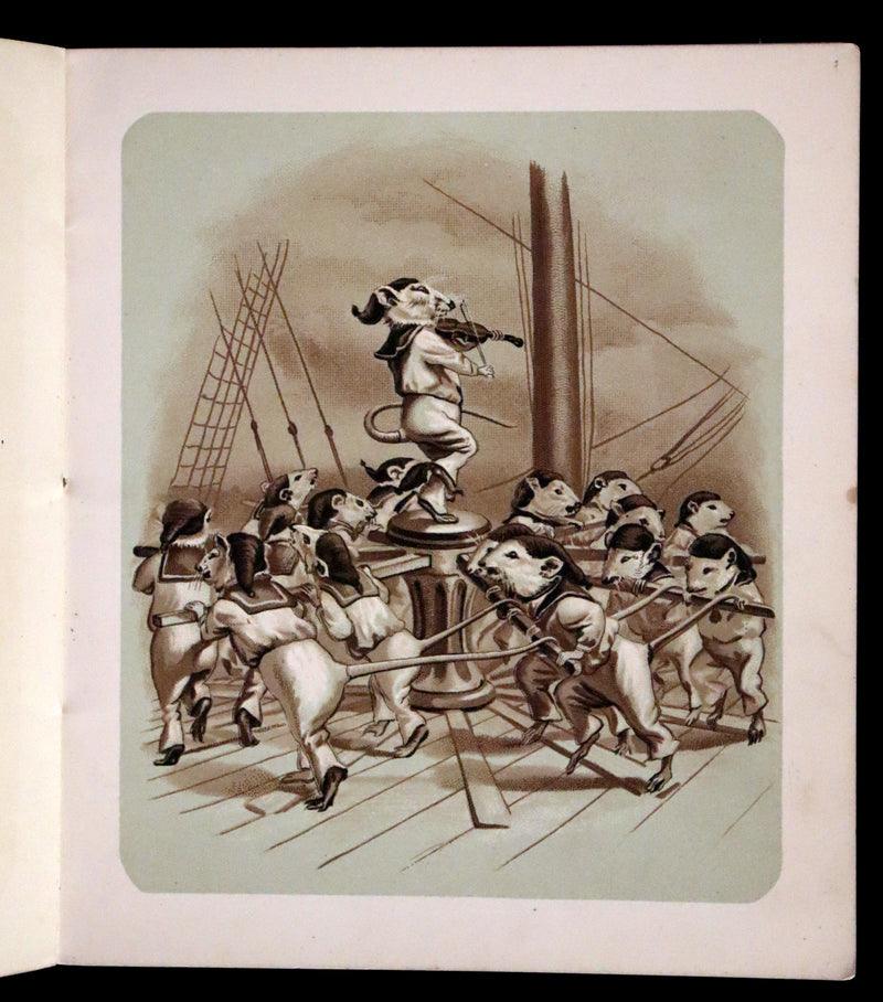 1890 Scarce Victorian Book ~ The Fairy Ship Illustrated by E. Caldwell.