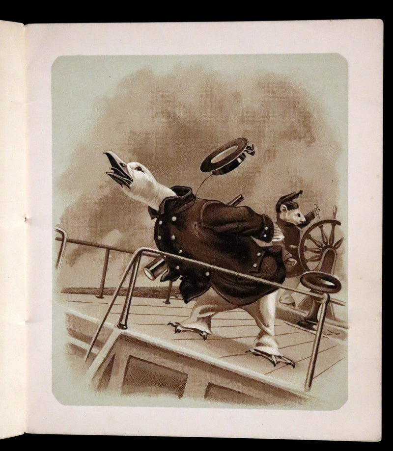 1890 Scarce Victorian Book ~ The Fairy Ship Illustrated by E. Caldwell.