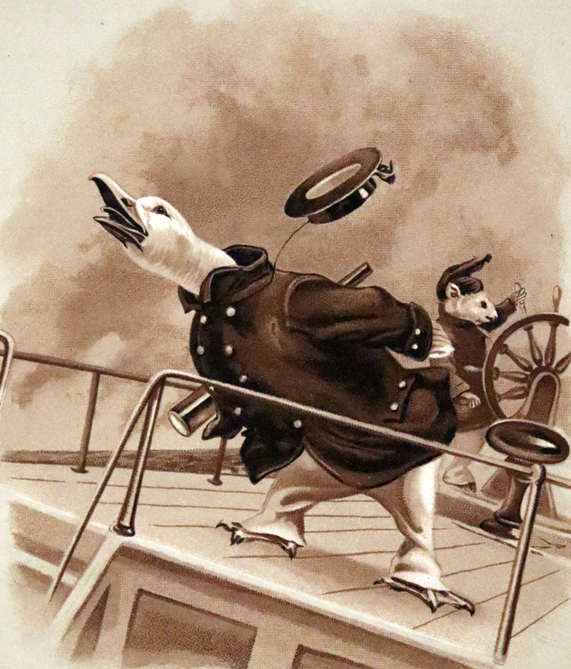 1890 Scarce Victorian Book ~ The Fairy Ship Illustrated by E. Caldwell.