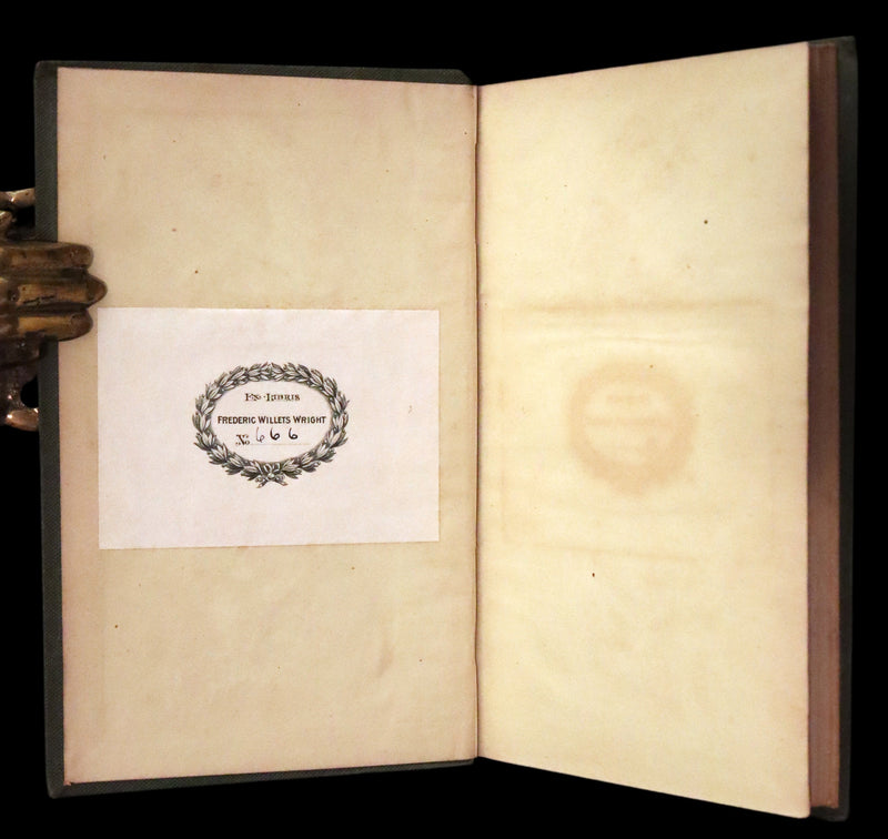 1854 Rare First US Edition - The Castle of Otranto, a Gothic Story Set in a haunted castle by Horace Walpole.