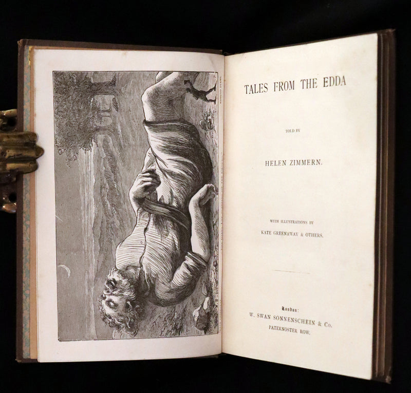 1880 Scarce First Edition - Tales from the Edda by Helen Zimmern illustrated by Kate Greenaway and Others.